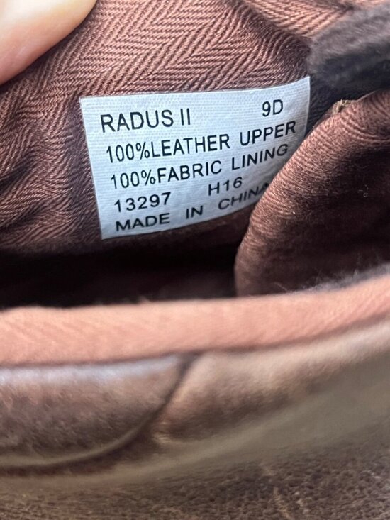 Polo Ralph Lauren Radus II Brown Leather Lace-Up Sneakers Mens Size 9D main image 5